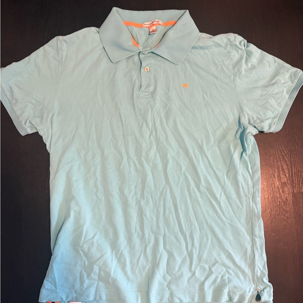 Peter Millar Sky Blue Polo Shirt